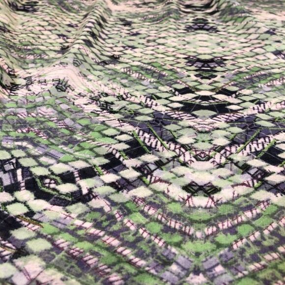 CAbi Women’s Blue/Green Print Sleeveless Blouse Top Shirt 746 Sz M - Picture 13 of 13